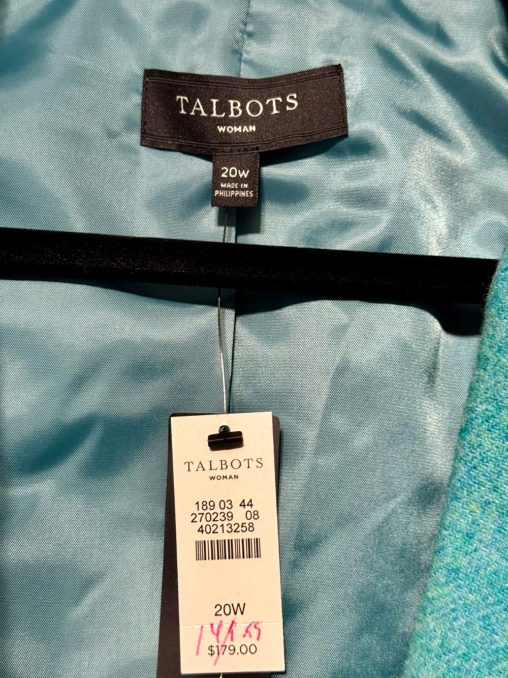 NWT Talbots Wool Blend Classic Button Front Structured Blazer Jacket - Picture 11 of 13